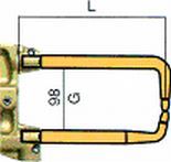 Комплект плеч с возд. охл.L=480мм,D=18мм TECNA 5025
