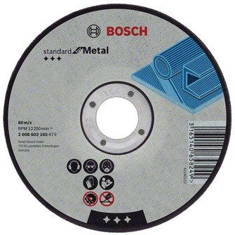 Отрезной круг по металлу Bosch Standard 2.608.603.163 Ø115 мм