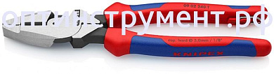 Клещи с токоведущим кабелем "Lineman’s Pliers", 240 мм, KNIPEX 09 02 240T KN-0902240T