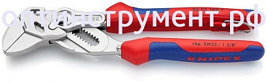Клещи переставные-гаечный ключ, 180 мм, KNIPEX 86 05 180T KN-8605180T