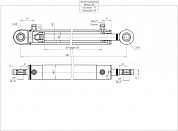 Гидроцилиндр ЦГ-50.30х630.11-03