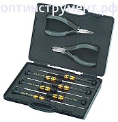 Набор инструментов для электроники 8 предметов KNIPEX 00 20 18 ESD KN-002018ESD