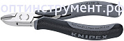 Прецизионные кусачки боковые для электроники антистатические KNIPEX 77 02 135 H ESD KN-7702135HESD