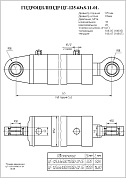 Гидроцилиндр ЦГ-125.63х1000.11.000-02СБ