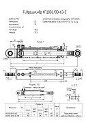 Гидроцилиндр КГЦ 826-01.100-63-250