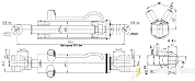 Гидроцилиндр МС80/40х200-3(4).44.1