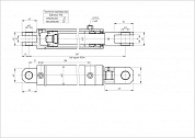 Гидроцилиндр ЦГ-70.45х1105.01