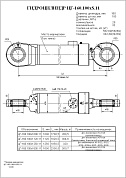 Гидроцилиндр ЦГ-160.100х1250.11