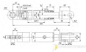 Гидроцилиндр подъема, опрокидывания ковша ГЦ-63.40х182.11 (121)